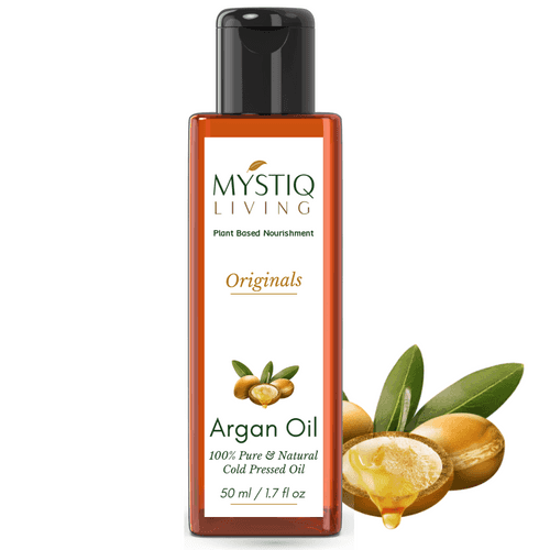 Moroccan Argan oil for Dry and Frizz Hair, Promotes Beard Growth | Cold Pressed, 100% Pure & Natural