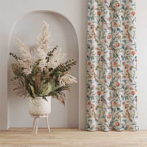 Blackout Curtains, Digital Printed Curtains, Pack of 2 Curtains - King Fisher