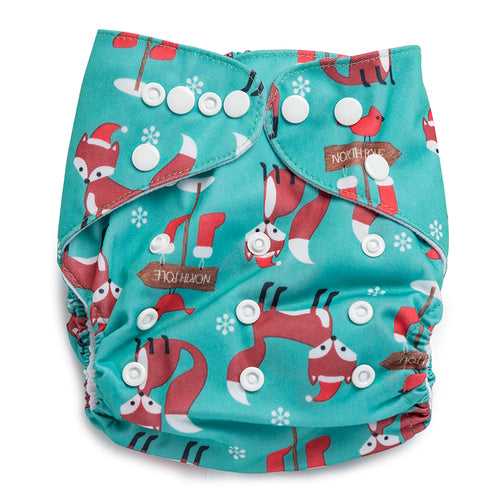 North Pole Reusable Cloth Diaper