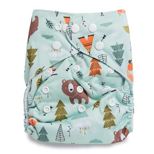 Fun in Forest Reusable Cloth Diaper