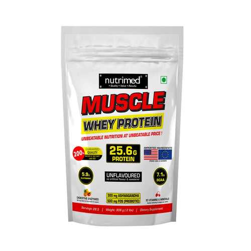 Muscle Whey Protein = 2 lbs