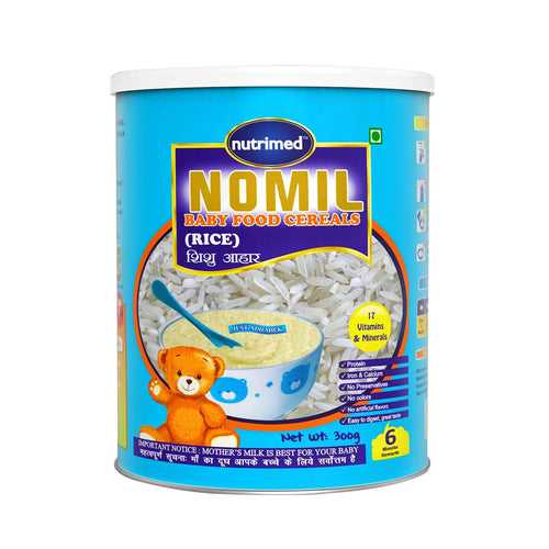 Nomil Baby Cereal - Rice (2 tins of 300 gms each)
