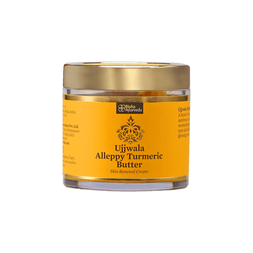 Ujjwala Alleppy Turmeric Body Butter, Hydrating Moisturizing Skin Cream - 75 gm
