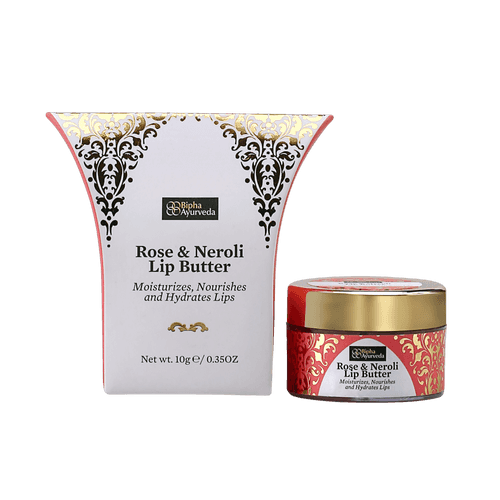 Rose & Neroli Lip Butter - Moisturizes, Nourishes and Hydrates Lips 10 gm
