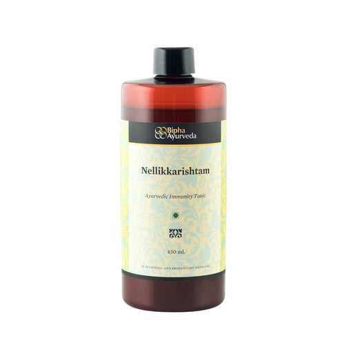 Nellikarishtam (Amla Arishtam) - Immunity Modulator Rich in Natural Vitamin C made from Indian Gooseberries (450 ml)