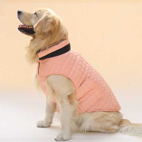 New Quilted Dog jacket Soft pink