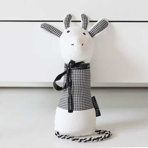 New COCO MOO soft cotton plush dog toy for everyday play.