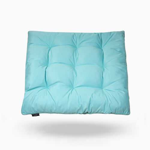 Powder Blue Tucked bed Machine Washable Bed For Daily Use