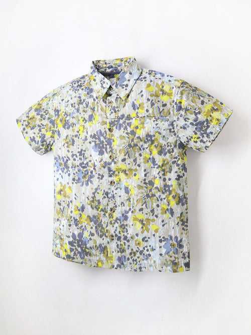 Fine Cotton Printed Shirt For Boys