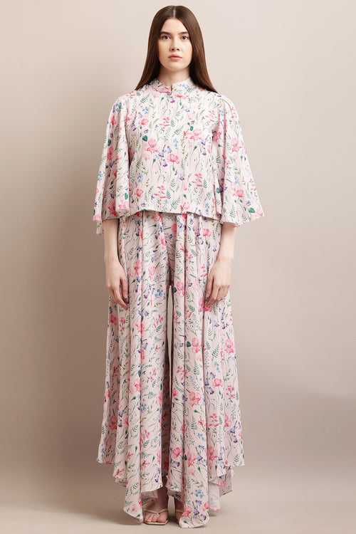 Floral Sumo Pant Wth Jacket