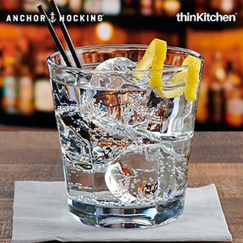 Anchor Hocking Clarisse Double Old Fashion Glass Stackable - 354 ml