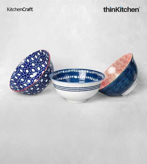 Kitchencraft Greek Style Ceramic Bowl Set