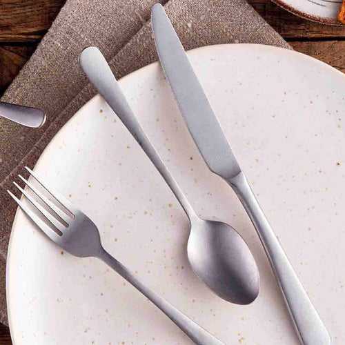 Amefa Austin Stonewash Stainless Steel Dinner Knife Set 12 Pieces