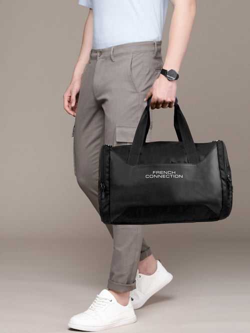 French Connection Black Duffle