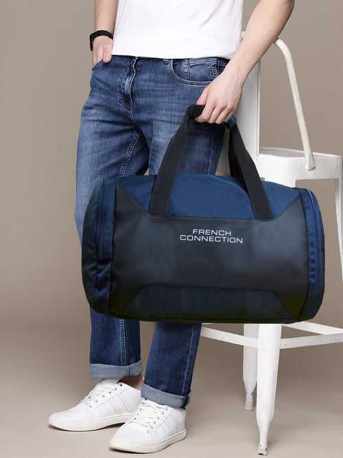 French Connection Blue Duffle