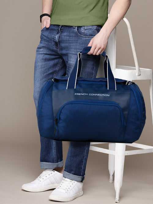 French Connection Blue Duffle