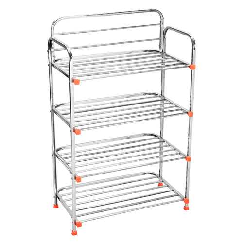 Parasnath 4 Layer Stainless Steel Shoes Stand Rack