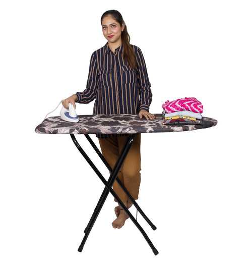 Parasnath  Folding Large Ironing Board Table 15" X 48" (Colour May Vary, Multi-Color)