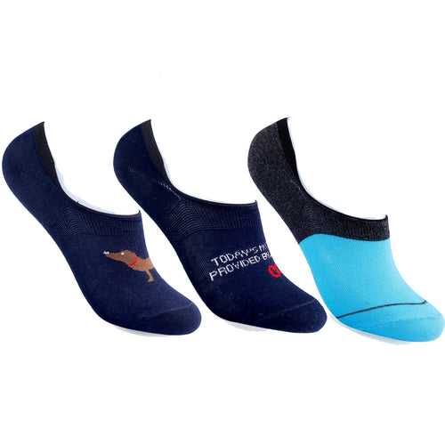 Bacca Bucci Combo of a 3 Pair No-show Socks