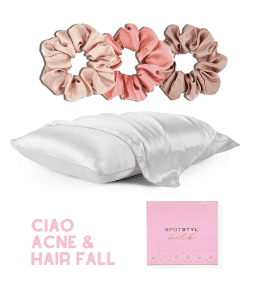 Glow Up Silk Pillowcase & Scrunchie Set