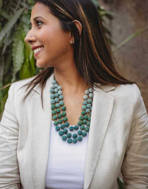Mausam Necklace ~ Forest Green