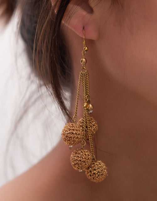 Danglers ~ Gold Beads