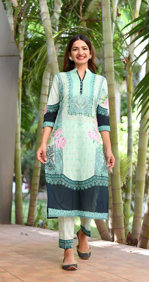 Siva Mint  Kurta Set