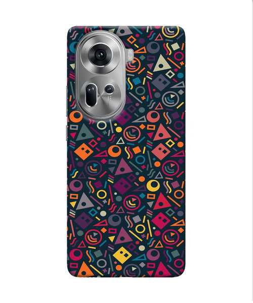 Geometric Abstract Oppo Reno11 Back Cover