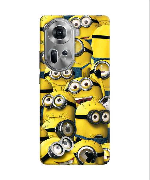 Minions crowd Oppo Reno11 Back Cover