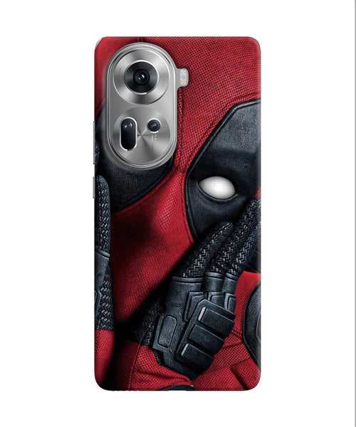 Thinking deadpool Oppo Reno11 Back Cover