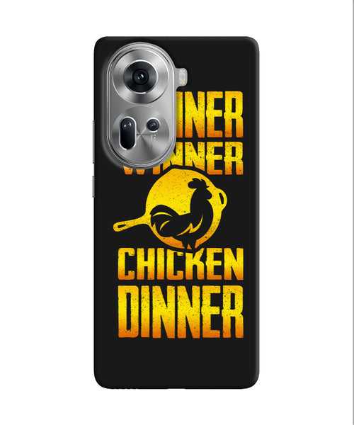 Pubg chicken dinner Oppo Reno11 Back Cover