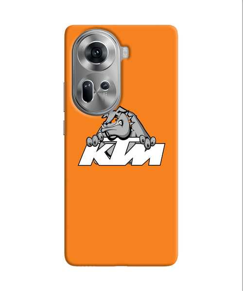 KTM dog logo Oppo Reno11 Back Cover