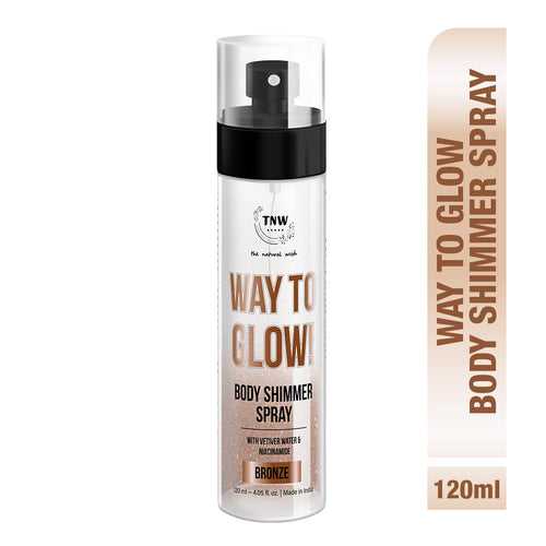 Way to Glow Body Shimmer Spray for Nourishes skin & Enhance skin texture .