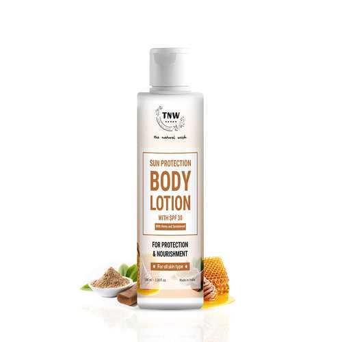 Sun Protection Body Lotion with SPF 30 .