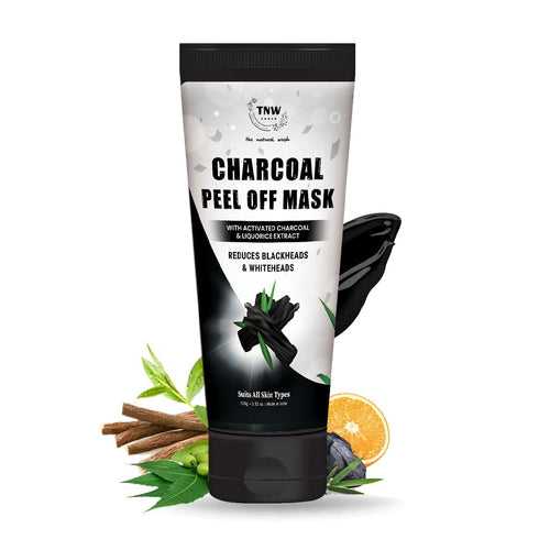 Charcoal Peel Off Mask for Blackheads and Removes Tan.