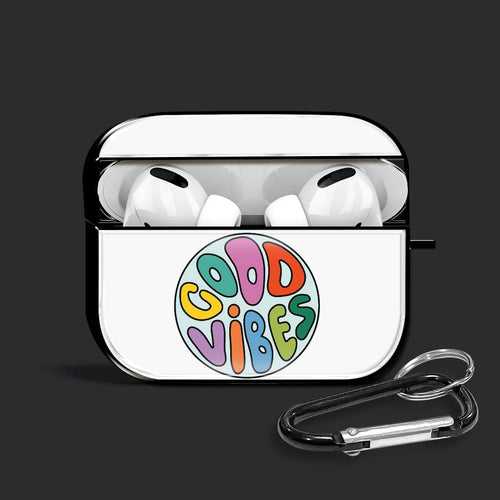 Good Vibes Airpods Glass Case