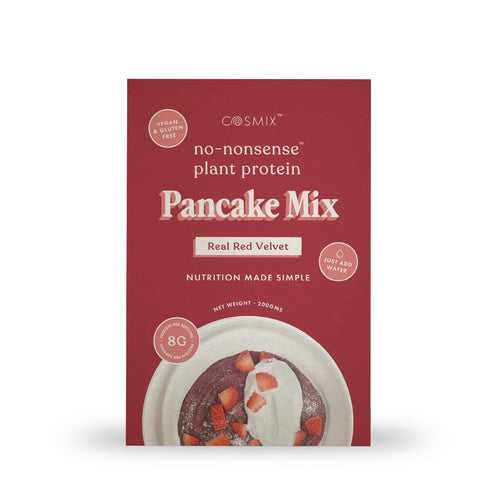 No-Nonsense Plant Protein Pancake Mix - Real Red Velvet