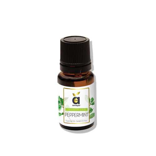Anveya Peppermint Essential Oil, 100% Pure, 15ml, For Hair, Skin, Cold & Congestion