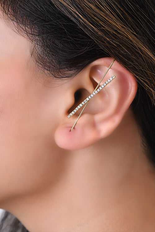 Diamond Earcuffs - Single Ear