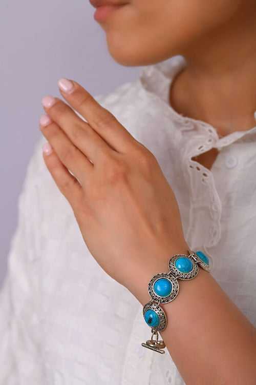 Turquoise Resin Bracelet