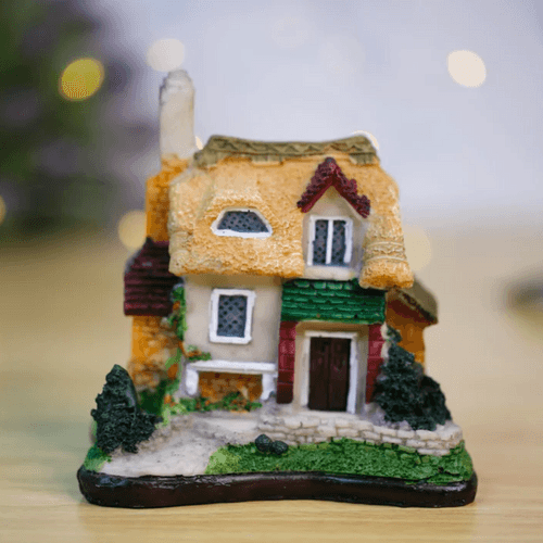 Miniature Big Double Storey House Decor