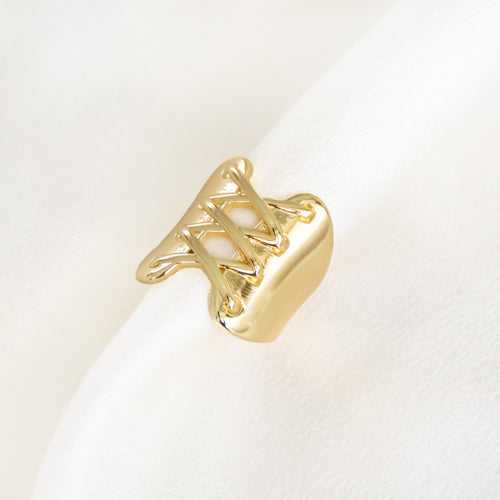Criss Cross Thick Ring