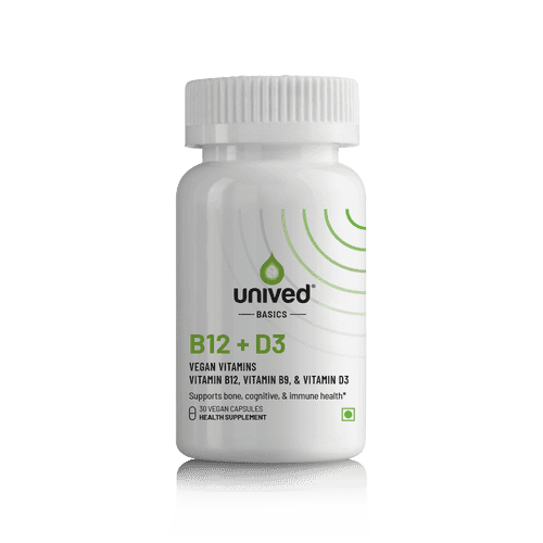 Unived Basics B12+D3 Capsules 30 Capsules