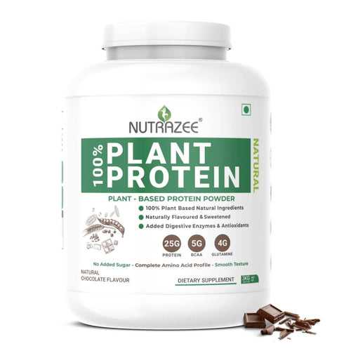 Nutrazee 100% Plant Protein Powder 3Kg