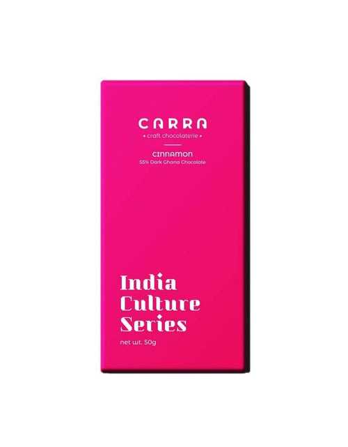 Carra Cinnamon | India Culture Series | 55% Dark Chocolate | 50g x 3 bars