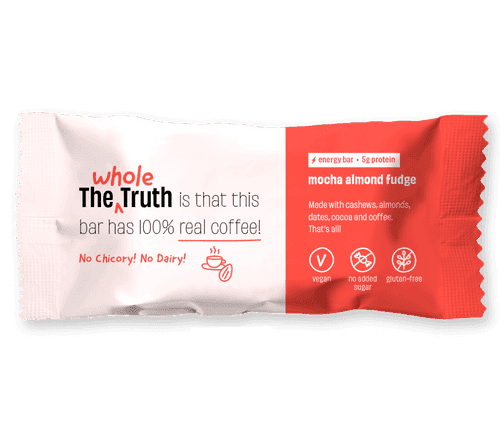 The Whole Truth : Mocha Almond Fudge Energy Bars - (40g X Box of 10)