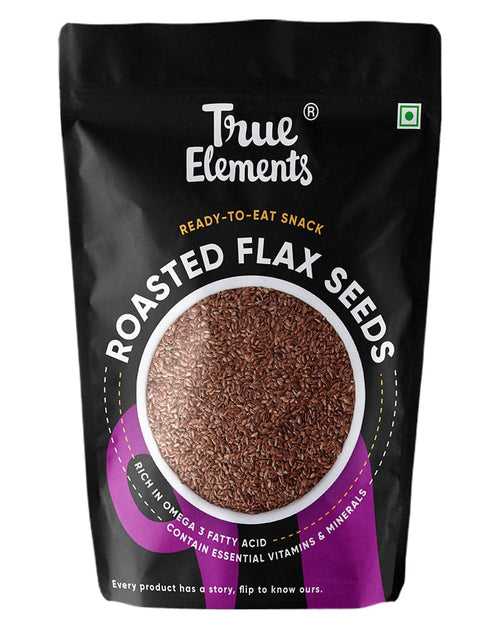 True Elements Roasted Flax Seeds