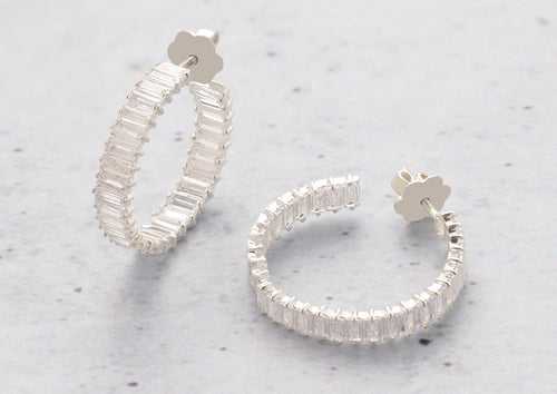 Luminous Hoop Earrings