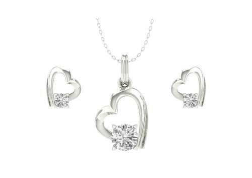 Connecting Heart Jewellery Set