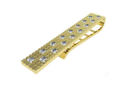 Tetris Textured Tie Pin for Men